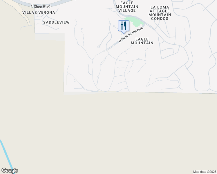 map of restaurants, bars, coffee shops, grocery stores, and more near 9016 North Longfeather in Fountain Hills