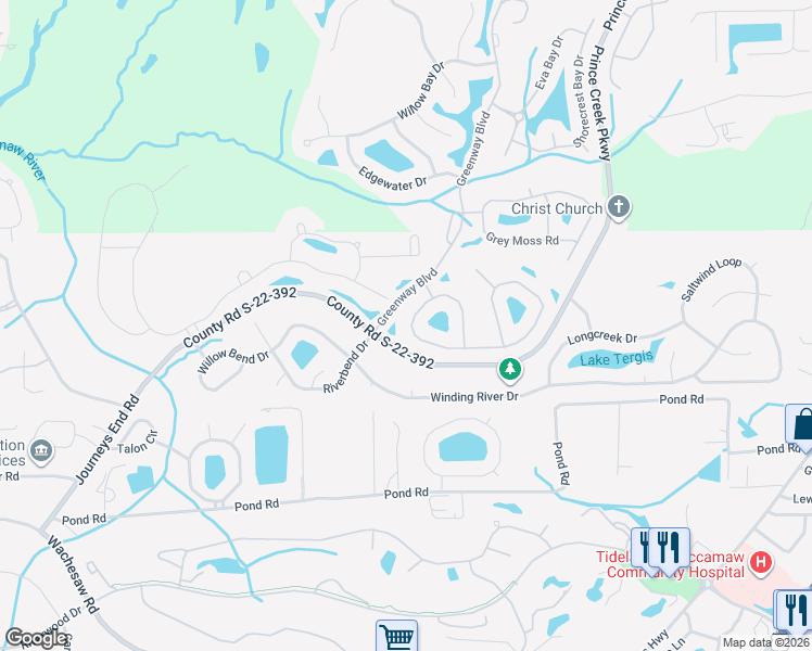 map of restaurants, bars, coffee shops, grocery stores, and more near 56 Summerlight Drive in Murrells Inlet