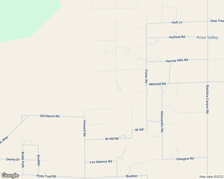 map of restaurants, bars, coffee shops, grocery stores, and more near Aurora Lane in Anza