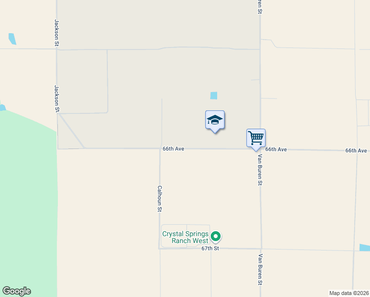 map of restaurants, bars, coffee shops, grocery stores, and more near Avenue 66 in Riverside County