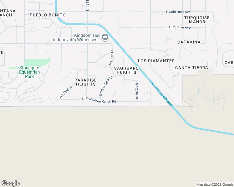 map of restaurants, bars, coffee shops, grocery stores, and more near 9036 North 125th Place in Scottsdale