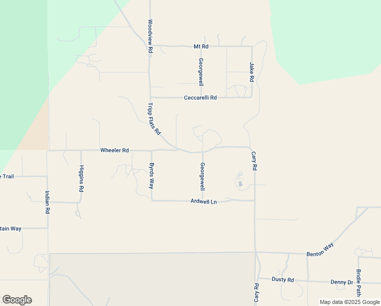 map of restaurants, bars, coffee shops, grocery stores, and more near 38007 Tripp Flats Road in Anza