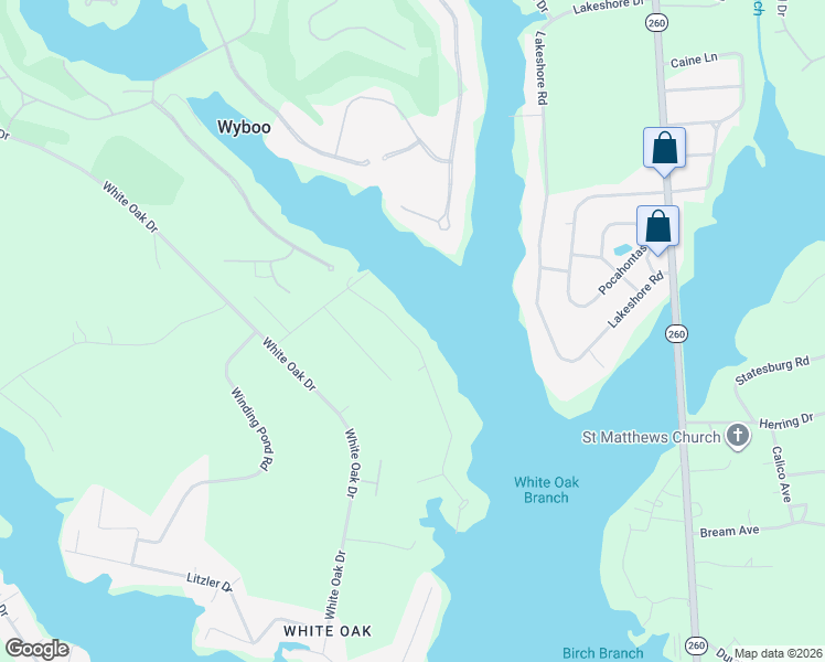 map of restaurants, bars, coffee shops, grocery stores, and more near 1175 Lakeview Drive in Manning