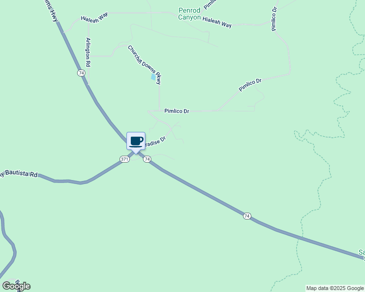 map of restaurants, bars, coffee shops, grocery stores, and more near 62000 Indian Hill Road in Mountain Center