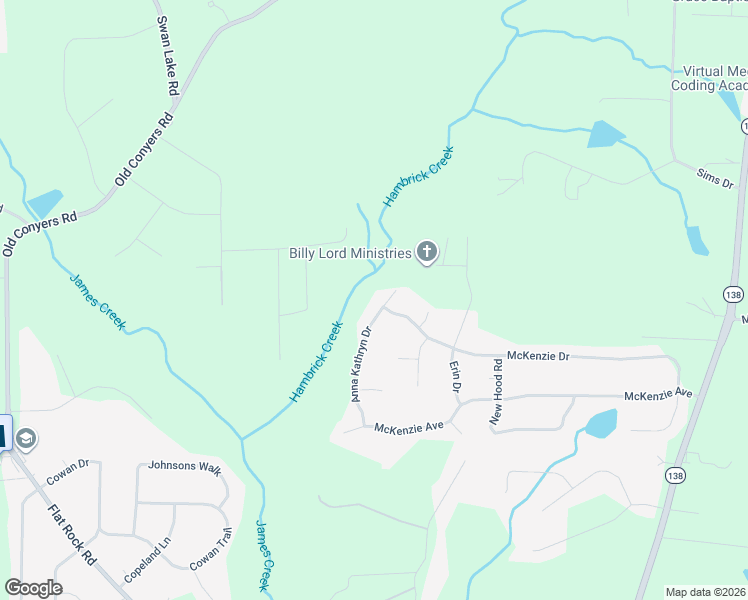 map of restaurants, bars, coffee shops, grocery stores, and more near 825 Anna Kathryn Drive in Stockbridge