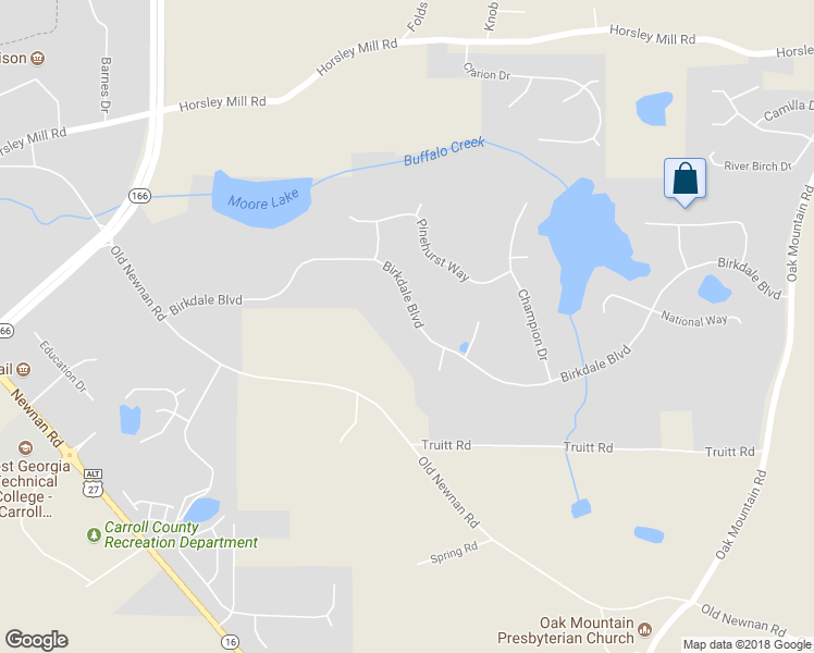 map of restaurants, bars, coffee shops, grocery stores, and more near 705 Birkdale Boulevard in Carrollton