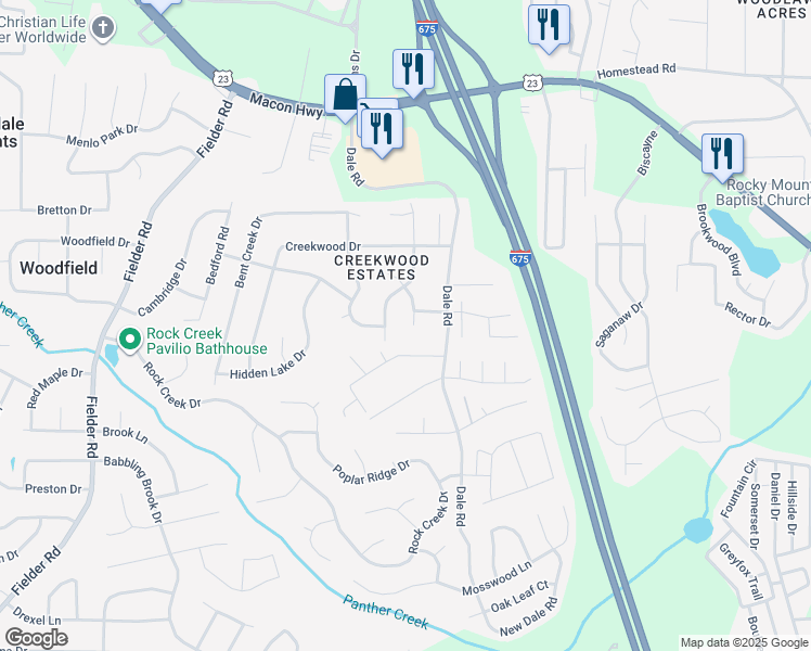 6753 Branchview Court, Rex GA Walk Score