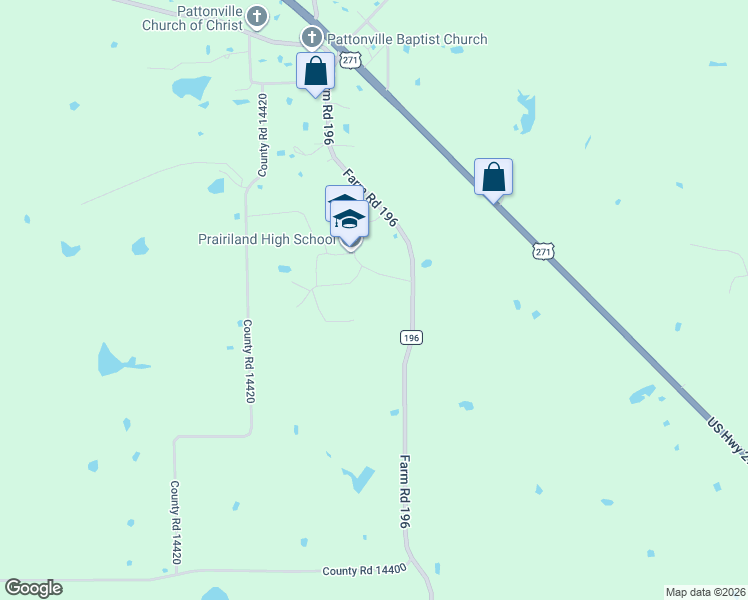 map of restaurants, bars, coffee shops, grocery stores, and more near in Pattonville