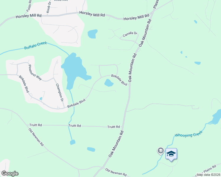 map of restaurants, bars, coffee shops, grocery stores, and more near 111 National Way in Carrollton