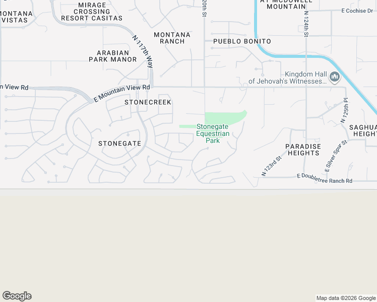map of restaurants, bars, coffee shops, grocery stores, and more near 11902 East Mission Lane in Scottsdale