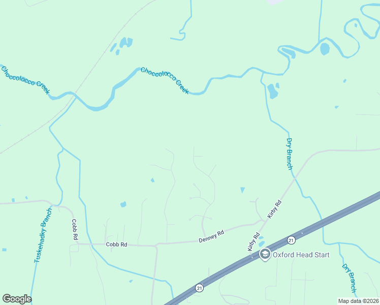 map of restaurants, bars, coffee shops, grocery stores, and more near 443 Woodridge Trail in Oxford