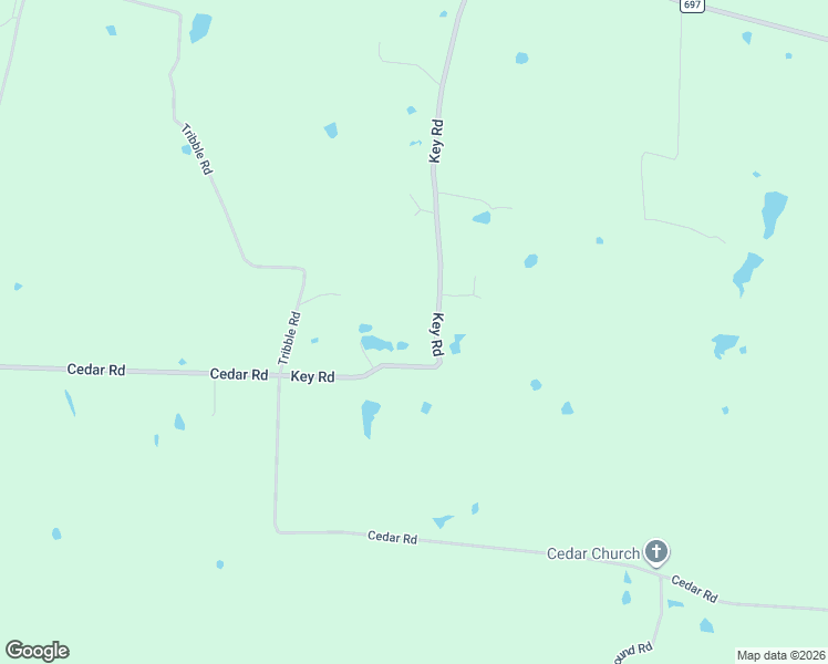 map of restaurants, bars, coffee shops, grocery stores, and more near 313 Key Road in Sherman