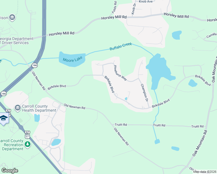 map of restaurants, bars, coffee shops, grocery stores, and more near 705 Birkdale Boulevard in Carrollton