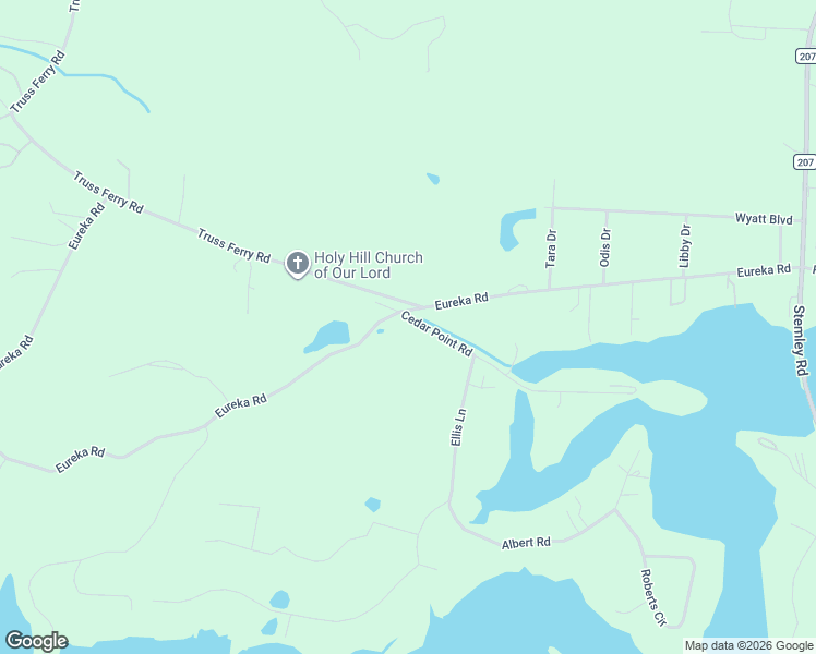 map of restaurants, bars, coffee shops, grocery stores, and more near 36 Cedar Point Road in Lincoln