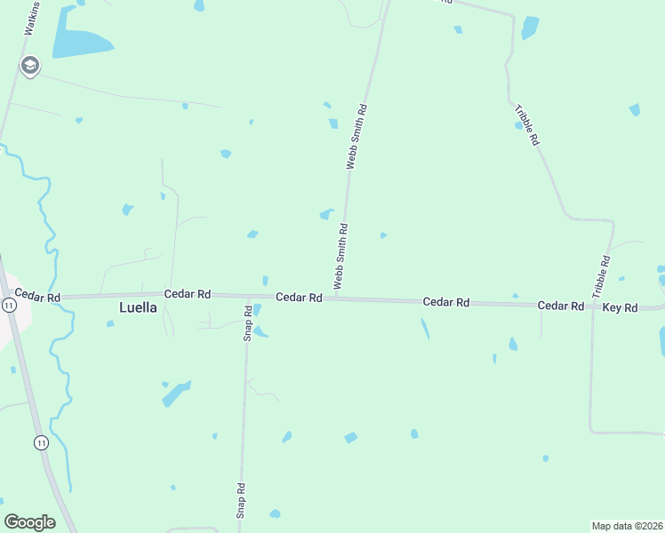 map of restaurants, bars, coffee shops, grocery stores, and more near 2186 Webb Smith Road in Sherman