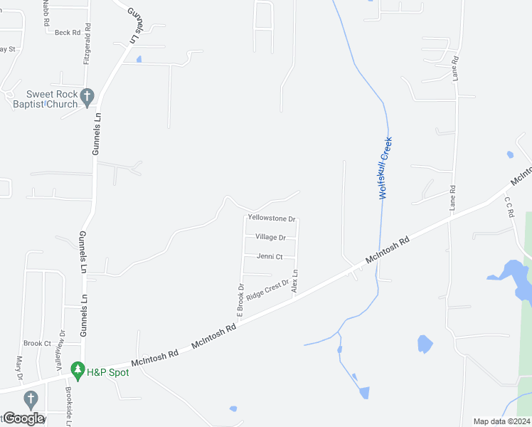 map of restaurants, bars, coffee shops, grocery stores, and more near 61 Yellowstone Drive in Oxford
