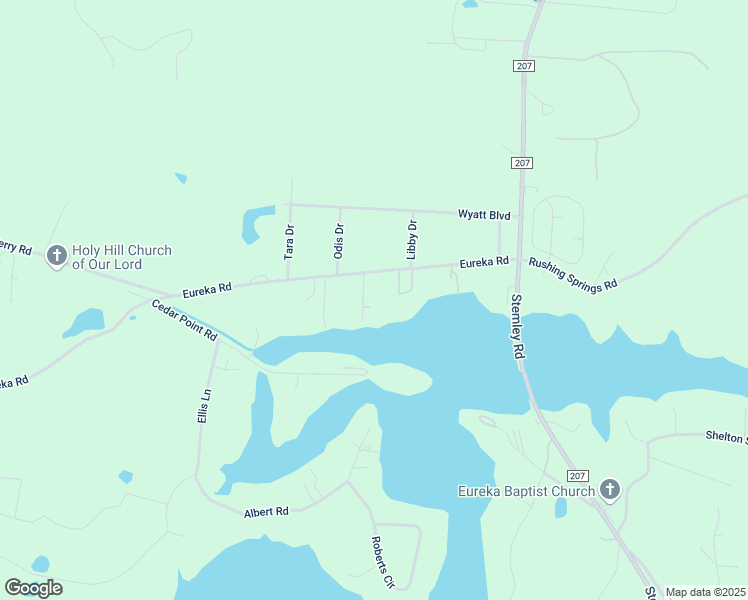 map of restaurants, bars, coffee shops, grocery stores, and more near 349 Eureka Road in Lincoln