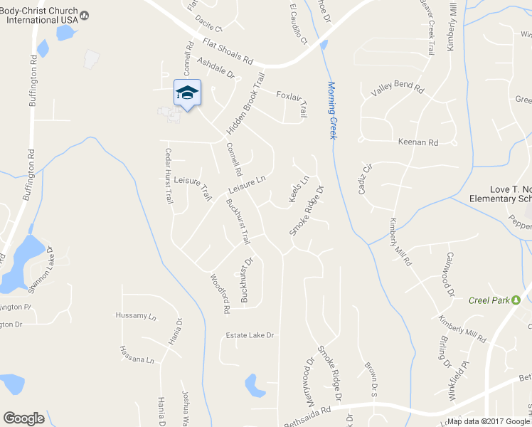 map of restaurants, bars, coffee shops, grocery stores, and more near 6480 Connell Road in College Park