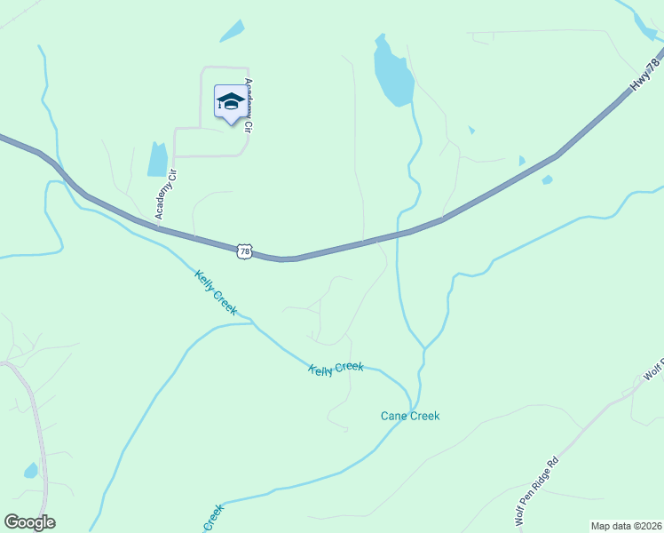 map of restaurants, bars, coffee shops, grocery stores, and more near 6596 U.S. 78 in Pell City