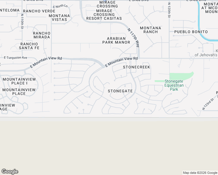 map of restaurants, bars, coffee shops, grocery stores, and more near 9475 North 115th Place in Scottsdale