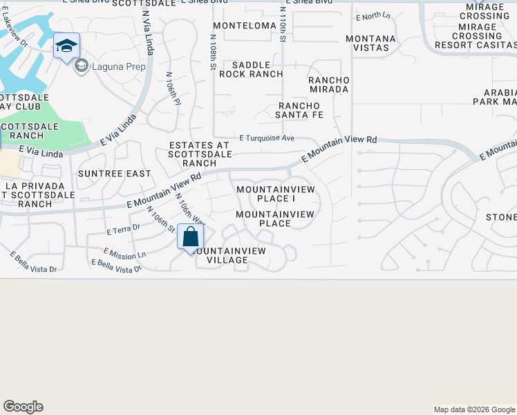 map of restaurants, bars, coffee shops, grocery stores, and more near 10880 East Palomino Road in Scottsdale