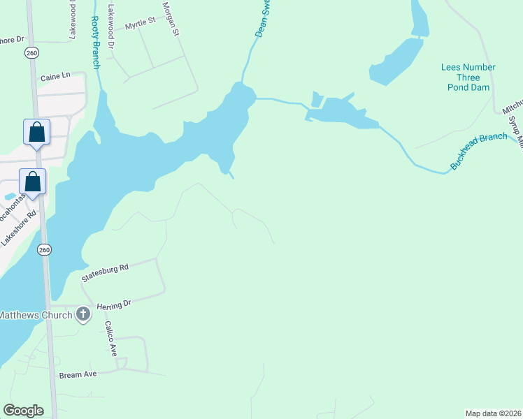 map of restaurants, bars, coffee shops, grocery stores, and more near 1665 Clearview Drive in Manning