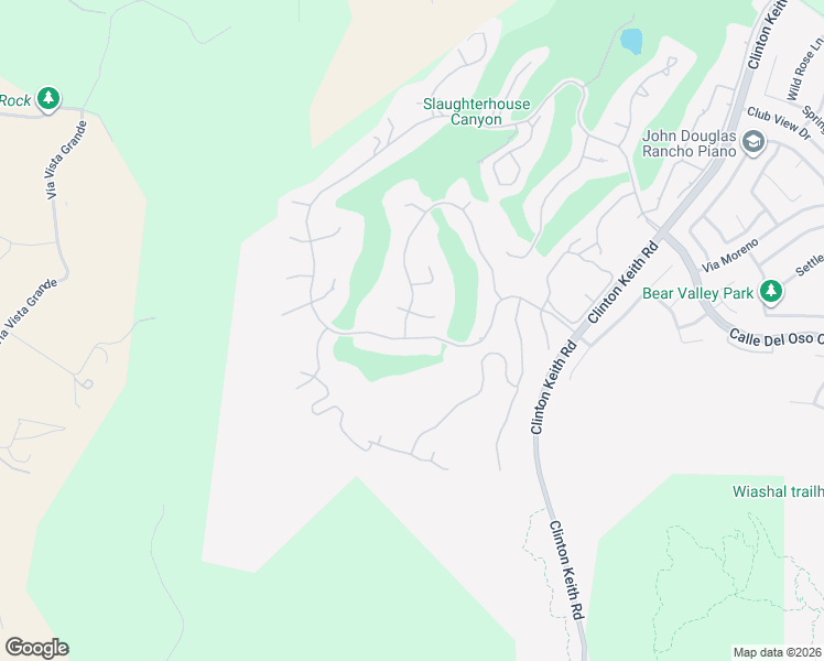 map of restaurants, bars, coffee shops, grocery stores, and more near 22409 Bear Creek Drive South in Murrieta