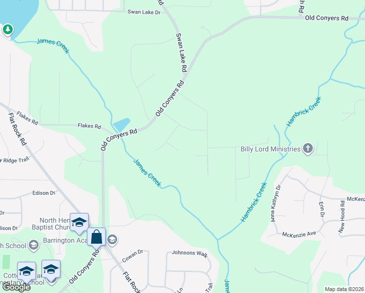 map of restaurants, bars, coffee shops, grocery stores, and more near 209 Winterberry Court in Stockbridge