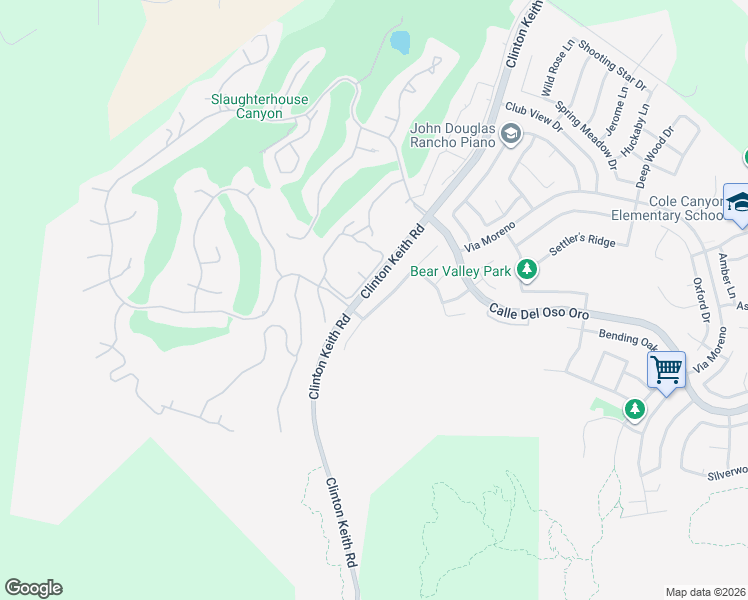 map of restaurants, bars, coffee shops, grocery stores, and more near 22831 Montanya Place in Murrieta
