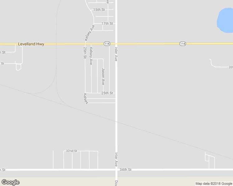 map of restaurants, bars, coffee shops, grocery stores, and more near 2499 Inler Avenue in Lubbock
