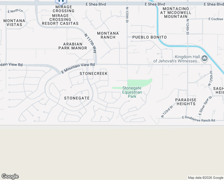 map of restaurants, bars, coffee shops, grocery stores, and more near 11919 East Del Timbre Drive in Scottsdale