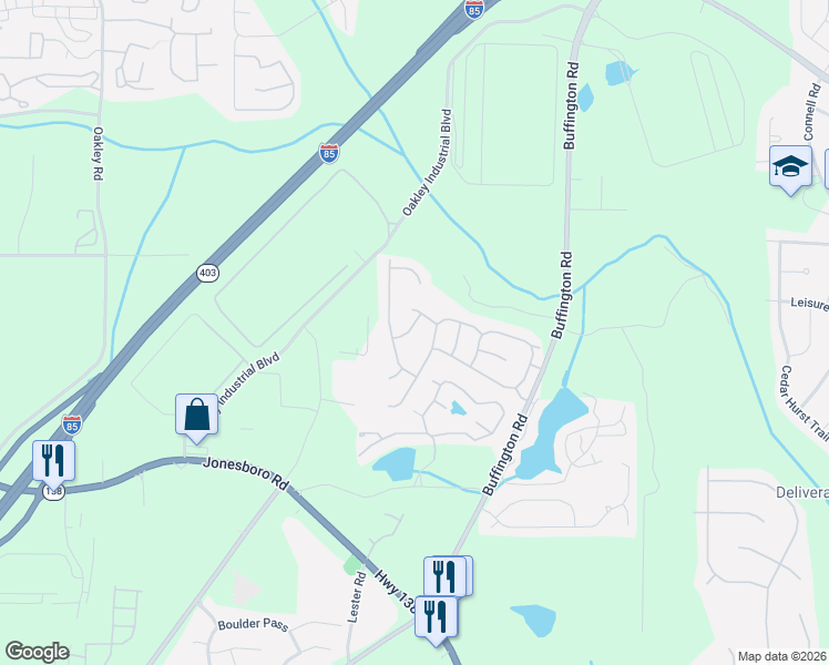 map of restaurants, bars, coffee shops, grocery stores, and more near 6009 Providence Drive in Union City