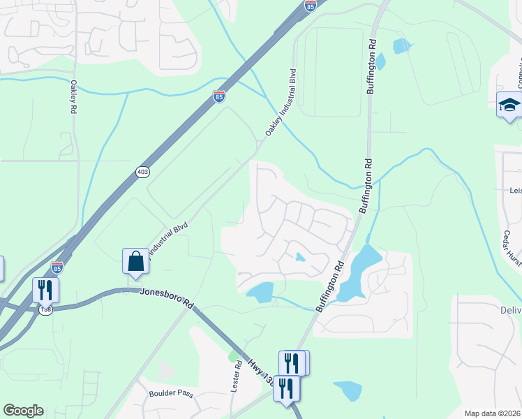 map of restaurants, bars, coffee shops, grocery stores, and more near 6009 Providence Drive in Union City