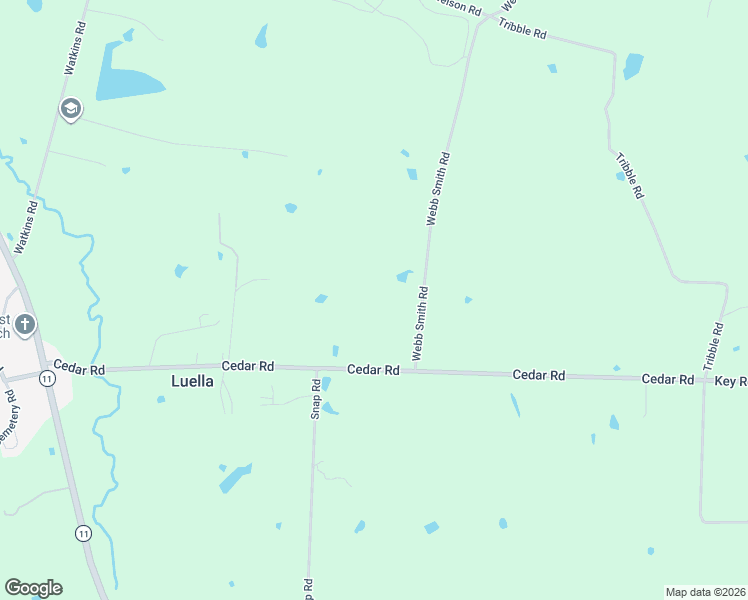 map of restaurants, bars, coffee shops, grocery stores, and more near 2313 Webb Smith Road in Sherman