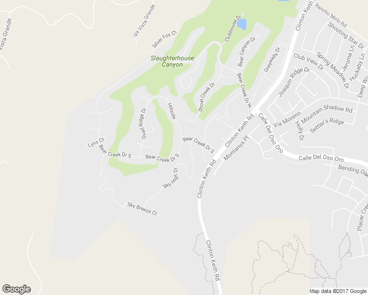 map of restaurants, bars, coffee shops, grocery stores, and more near 22563 Bear Creek Drive South in Murrieta