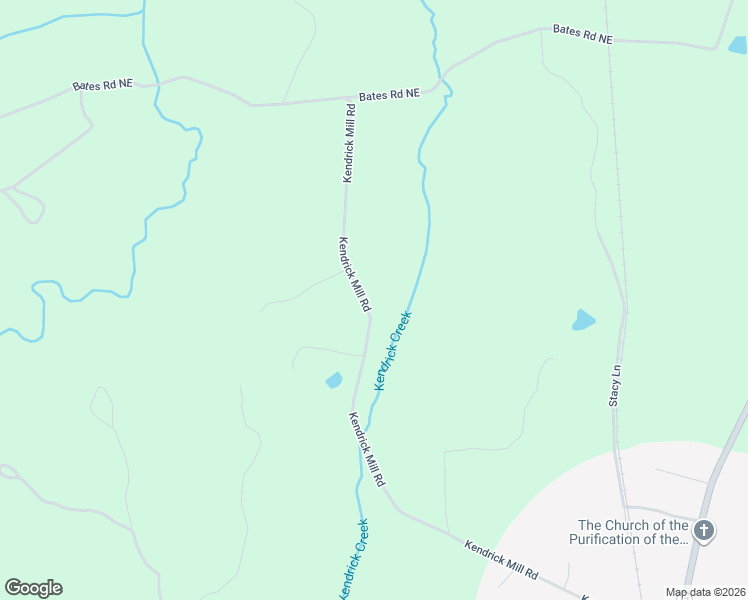 map of restaurants, bars, coffee shops, grocery stores, and more near 687-693 Kendrick Mill Road in Crawfordville