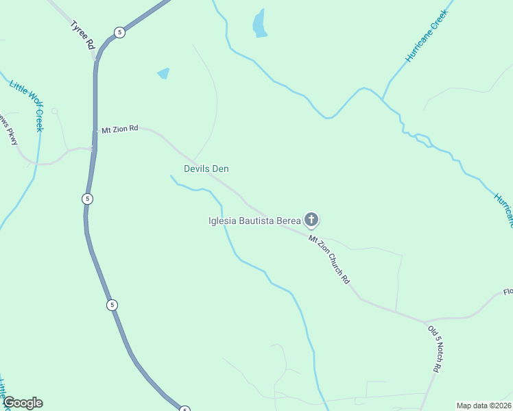 map of restaurants, bars, coffee shops, grocery stores, and more near 715 Mount Zion Church Road in Whitesburg