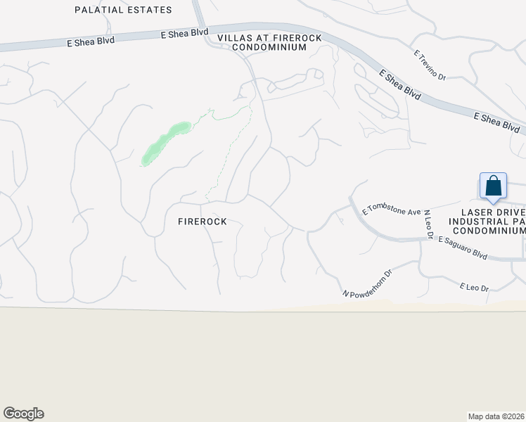 map of restaurants, bars, coffee shops, grocery stores, and more near 15925 East Tombstone Avenue in Fountain Hills