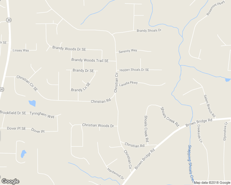 map of restaurants, bars, coffee shops, grocery stores, and more near 1930 Christian Circle in Conyers