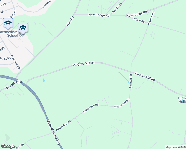 map of restaurants, bars, coffee shops, grocery stores, and more near 266 Wrights Mill Road in Aiken