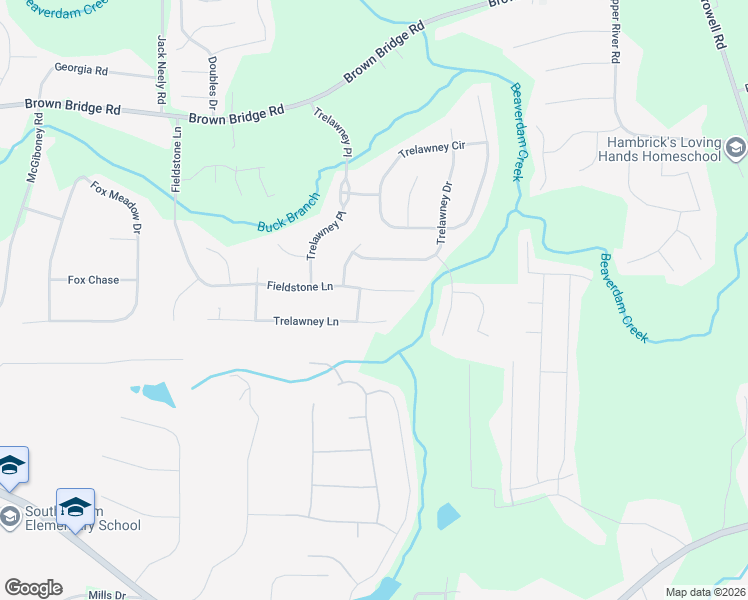 map of restaurants, bars, coffee shops, grocery stores, and more near 470 Fieldstone Lane in Covington