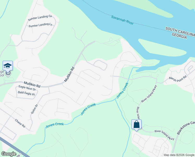 map of restaurants, bars, coffee shops, grocery stores, and more near 5161 Saddle Circle in Evans