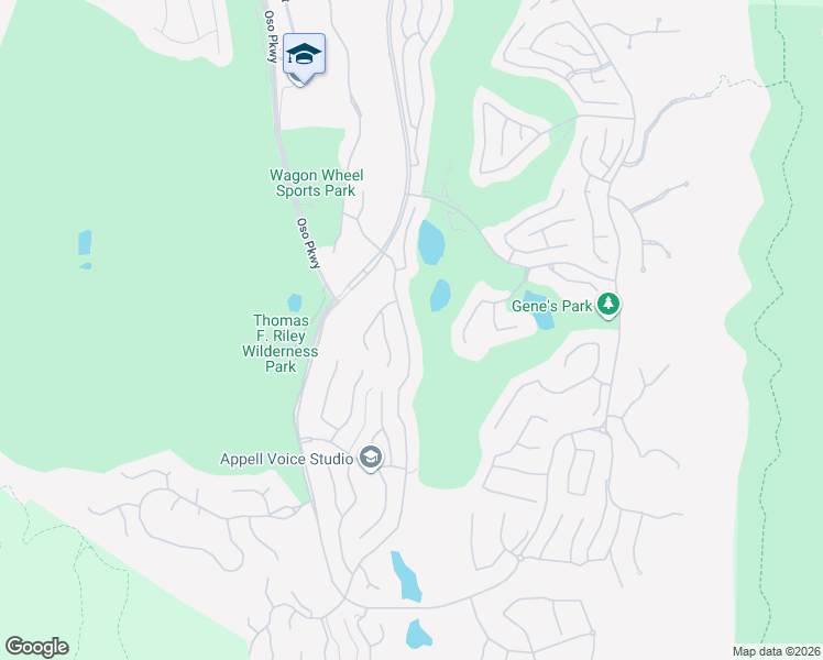 map of restaurants, bars, coffee shops, grocery stores, and more near 20 Water Lily Way in Coto de Caza