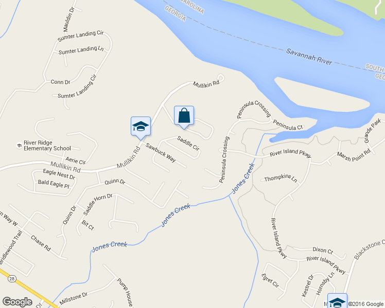 map of restaurants, bars, coffee shops, grocery stores, and more near 5161 Saddle Circle in Evans