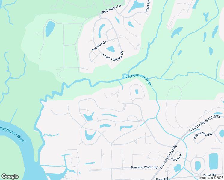 map of restaurants, bars, coffee shops, grocery stores, and more near 8 Collins Creek Drive in Murrells Inlet
