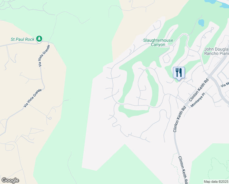 map of restaurants, bars, coffee shops, grocery stores, and more near 22174 Lynx Court in Murrieta