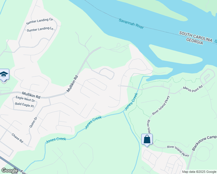 map of restaurants, bars, coffee shops, grocery stores, and more near 5148 Saddle Circle in Evans
