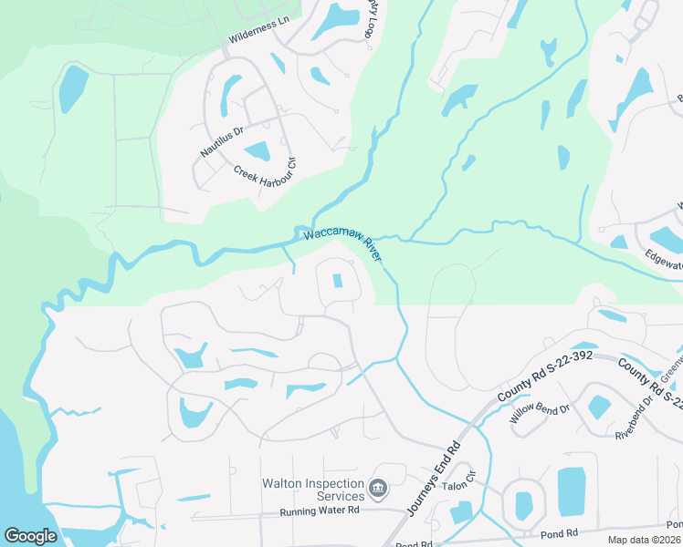 map of restaurants, bars, coffee shops, grocery stores, and more near 117 Hagar Brown Road in Murrells Inlet