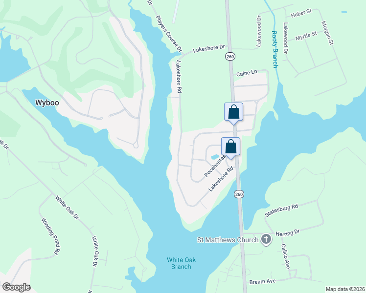 map of restaurants, bars, coffee shops, grocery stores, and more near 1711 Lakeshore Drive in Manning