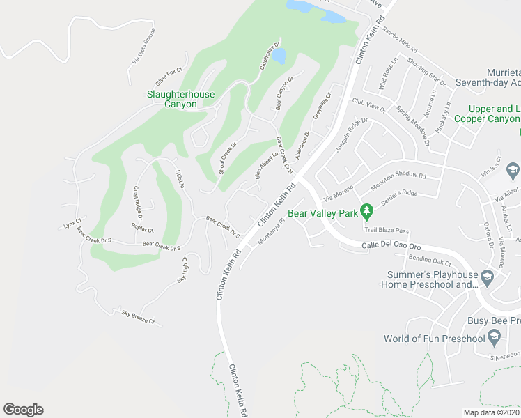 map of restaurants, bars, coffee shops, grocery stores, and more near 38669 Muirfield Drive in Murrieta